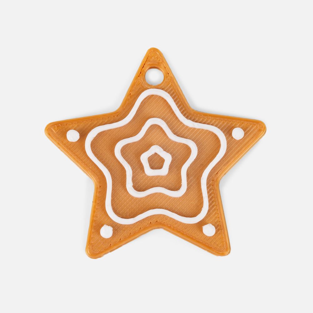 Мини-подвеска «Пряник», звездочка / Миниатюра WWW (1000)
