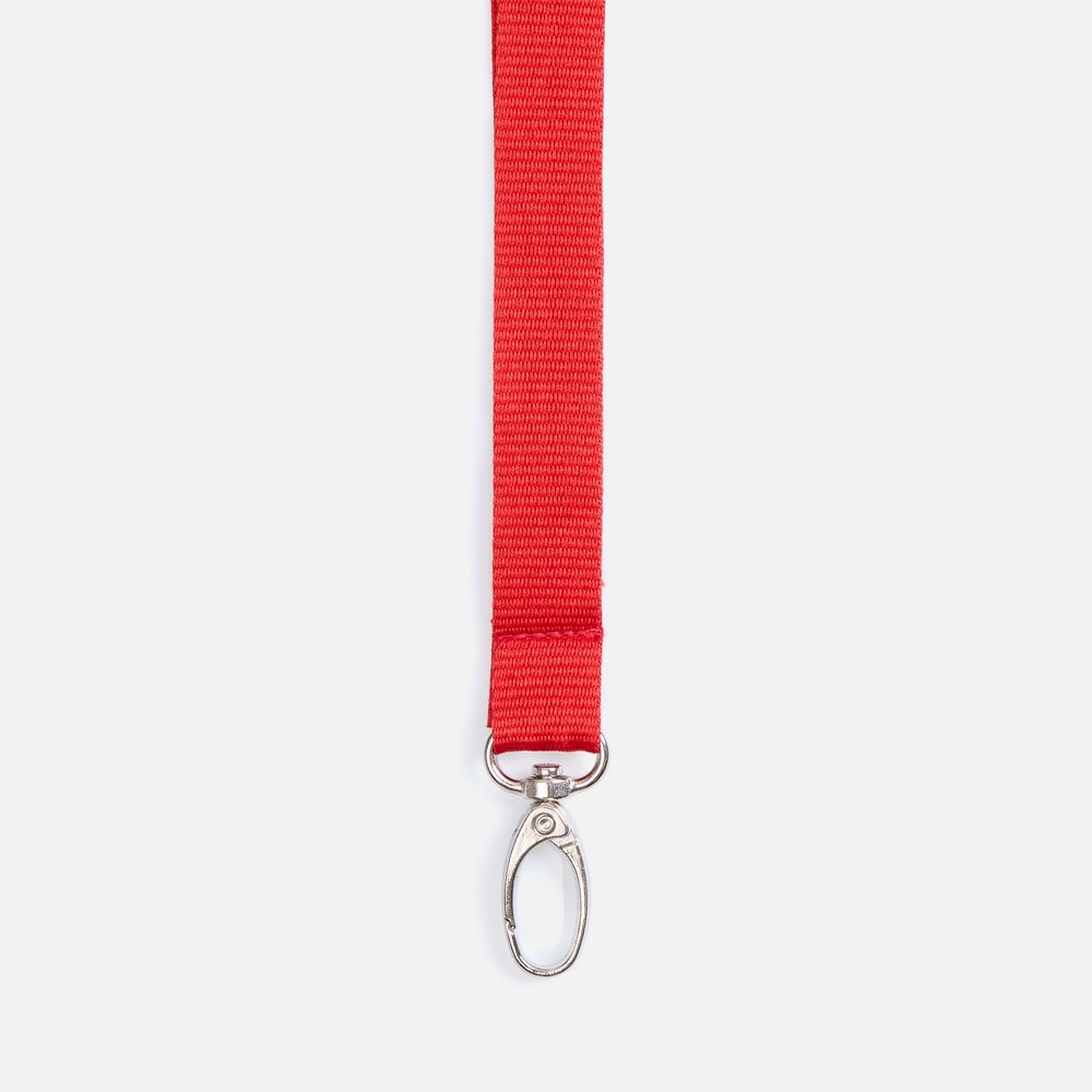 Лента для бейджа Pin, красная / Миниатюра WWW (1000)