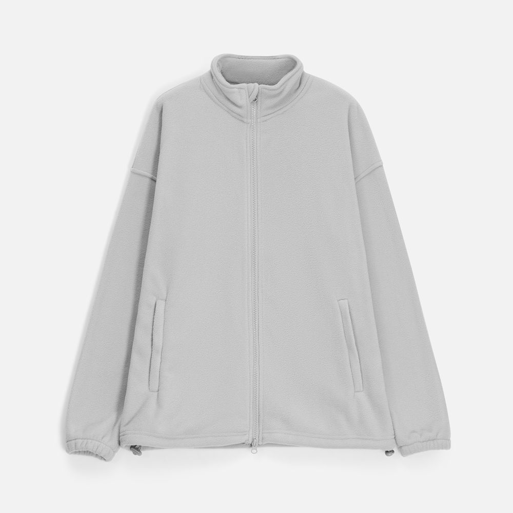 Куртка флисовая унисекс Nebo, светло-серая / Миниатюра WWW (1000)