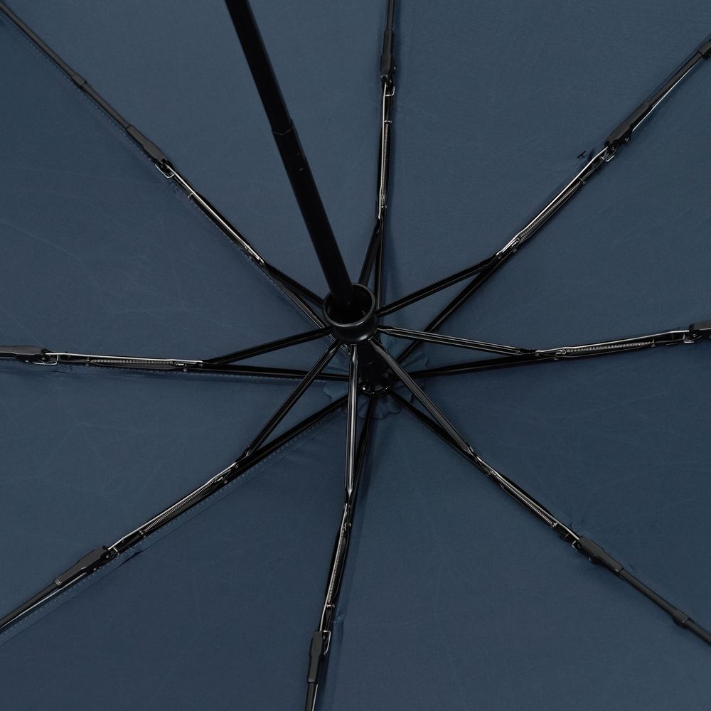 Зонт складной Smooth Move с плавным закрытием, темно-синий / Миниатюра WWW (1000)