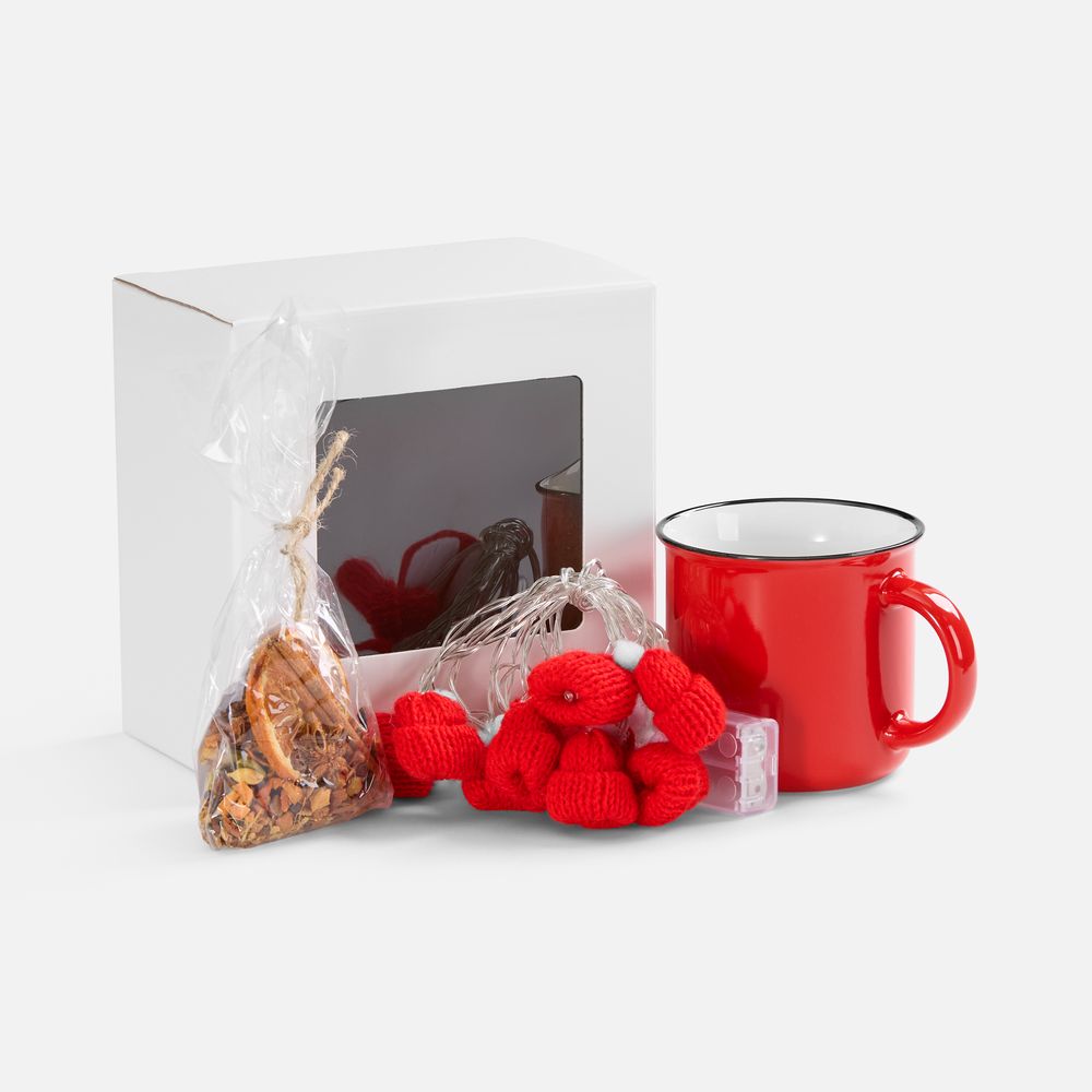 Набор Warm Holly, красный / Миниатюра WWW (1000)