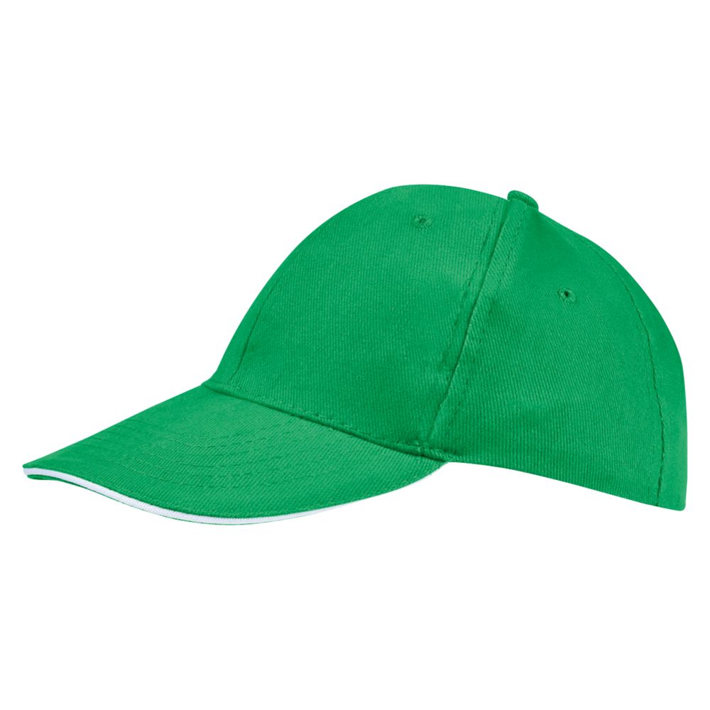 Бейсболка Buffalo, ярко-зеленая с белым / Миниатюра WWW (1000)