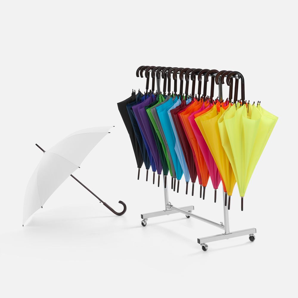 Зонт-трость Standard, белый / Миниатюра WWW (1000)