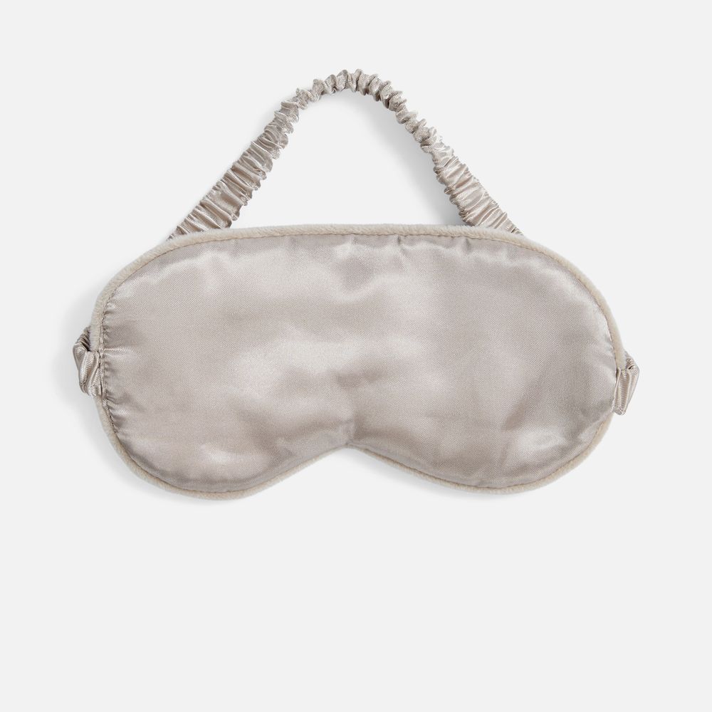 Двухстороняя маска для сна Veluto, серая / Миниатюра WWW (1000)