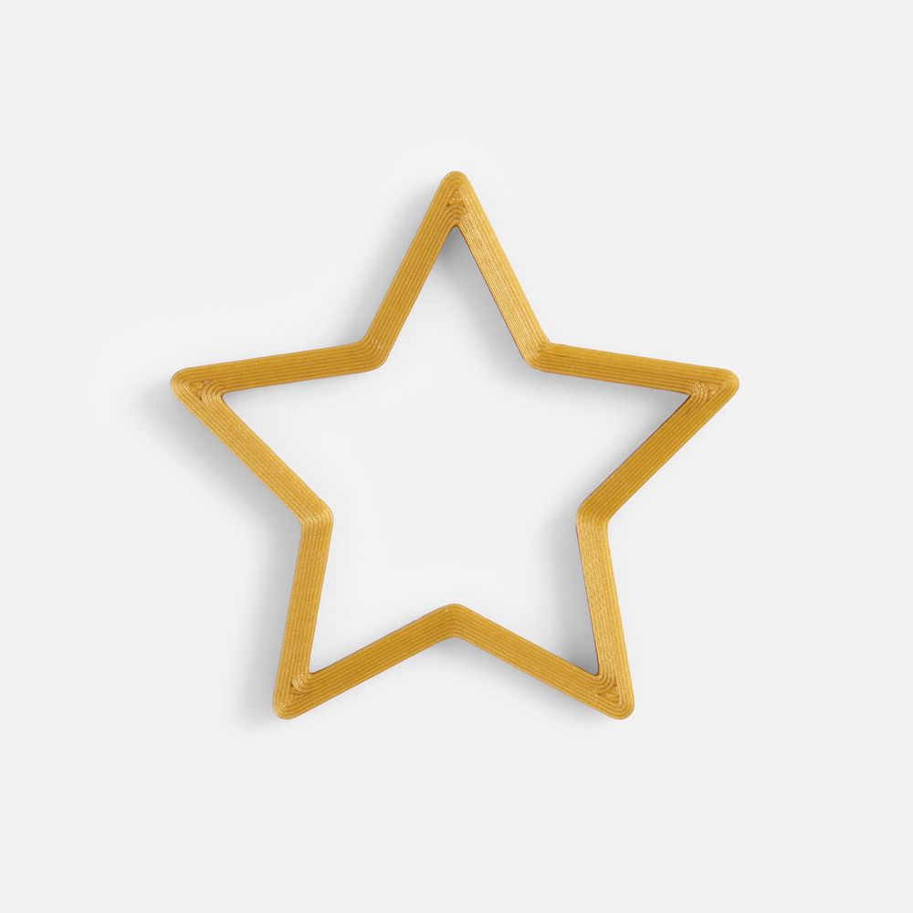 Подвеска Contour, 3D-печать на заказ, звезда / Миниатюра WWW (1000)