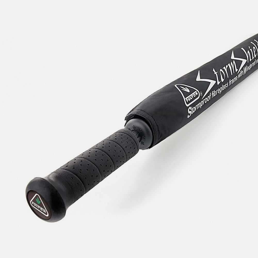 Зонт-трость Stormshield, черный / Миниатюра WWW (1000)