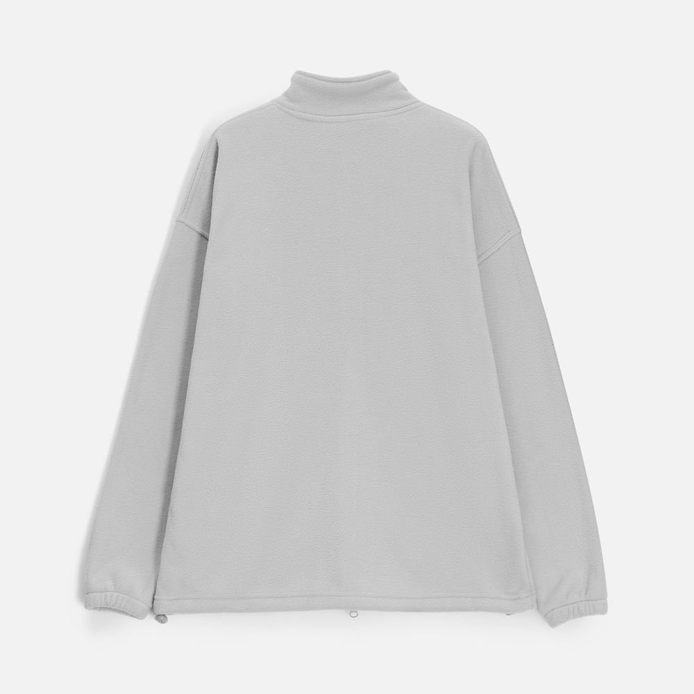 Куртка флисовая унисекс Nebo, светло-серая / Миниатюра WWW (1000)