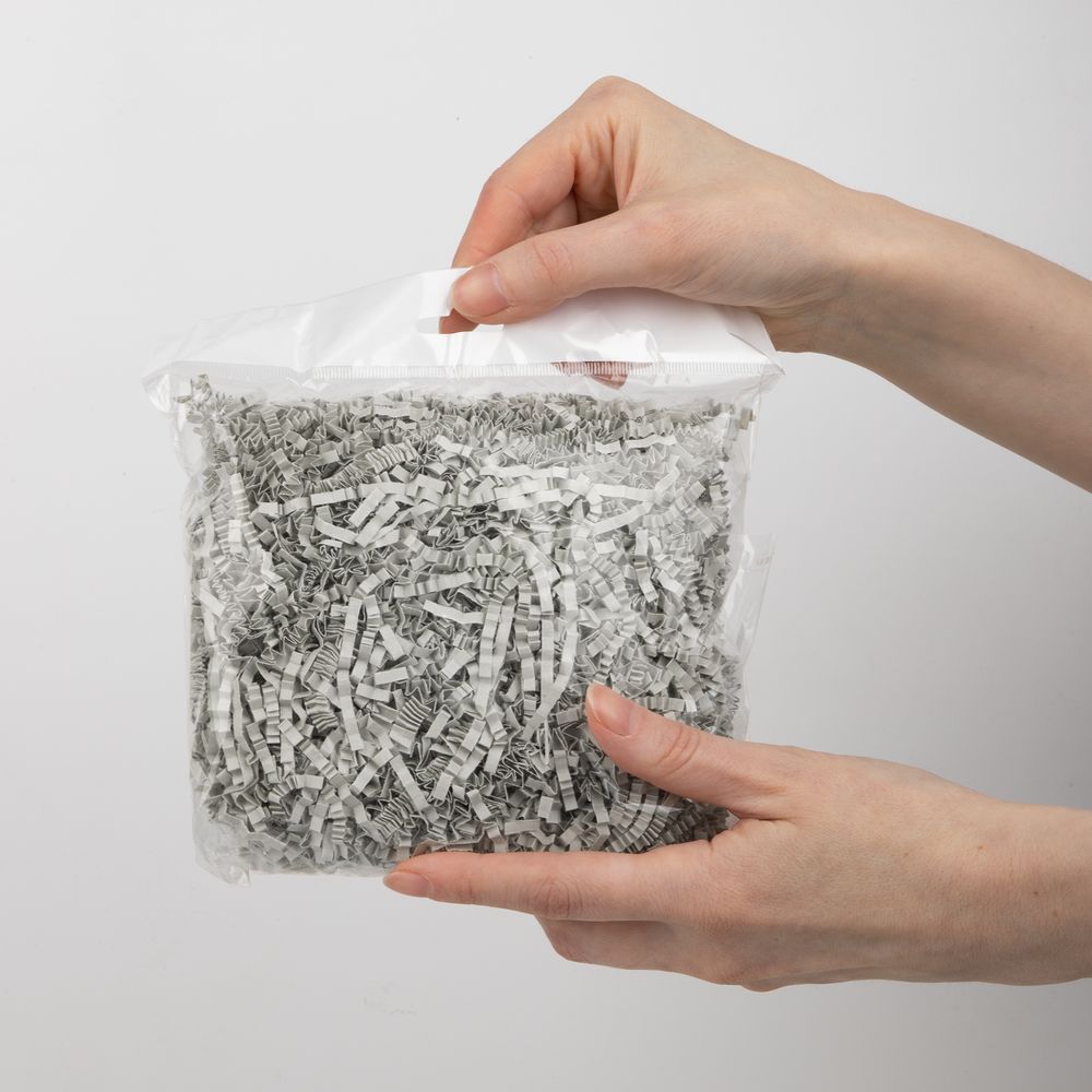 Бумажный наполнитель Chip, серый / Миниатюра WWW (1000)