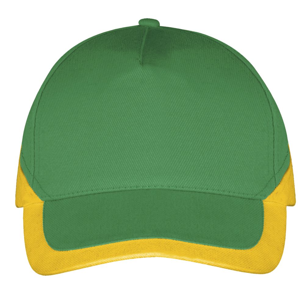 Бейсболка Booster, ярко-зеленая с желтым / Миниатюра WWW (1000)