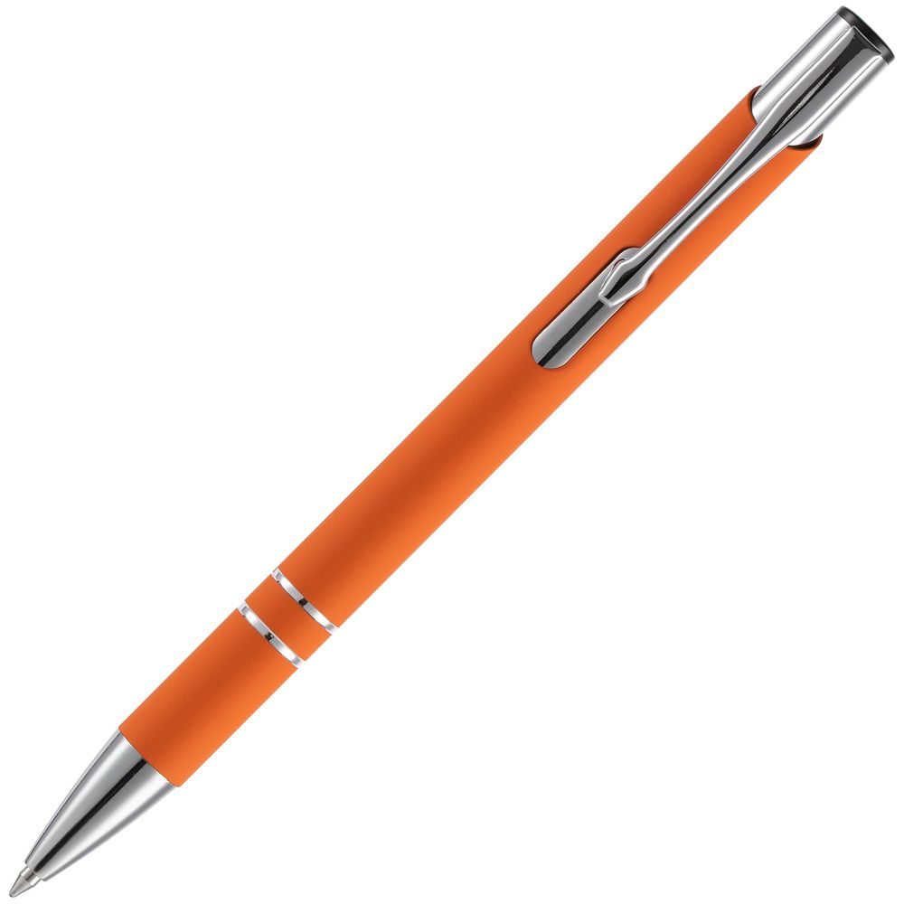 Ручка шариковая Keskus Soft Touch, оранжевая / Миниатюра WWW (1000)