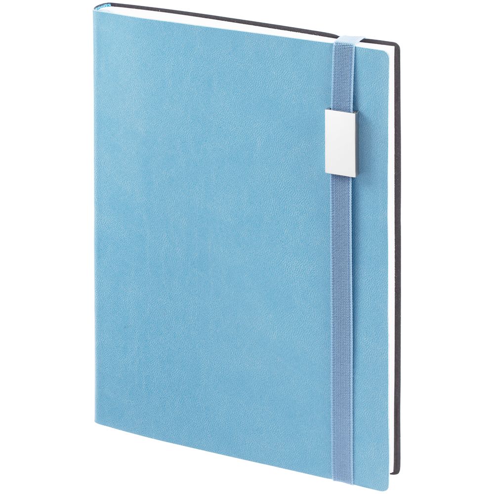 Ежедневник Vivian Metal, недатированный, голубой / Миниатюра WWW (1000)