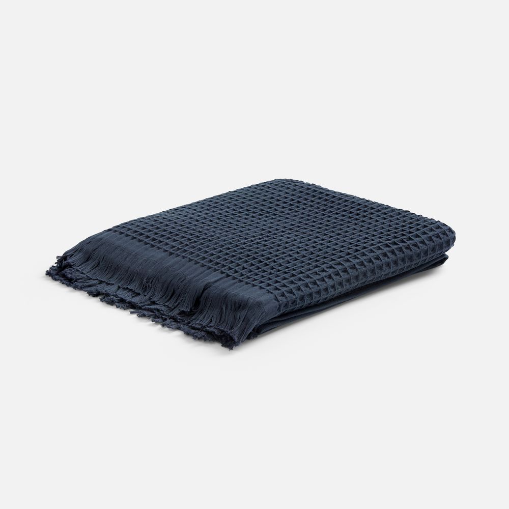 Плед вафельный Elenglect, темно-серый / Миниатюра WWW (1000)