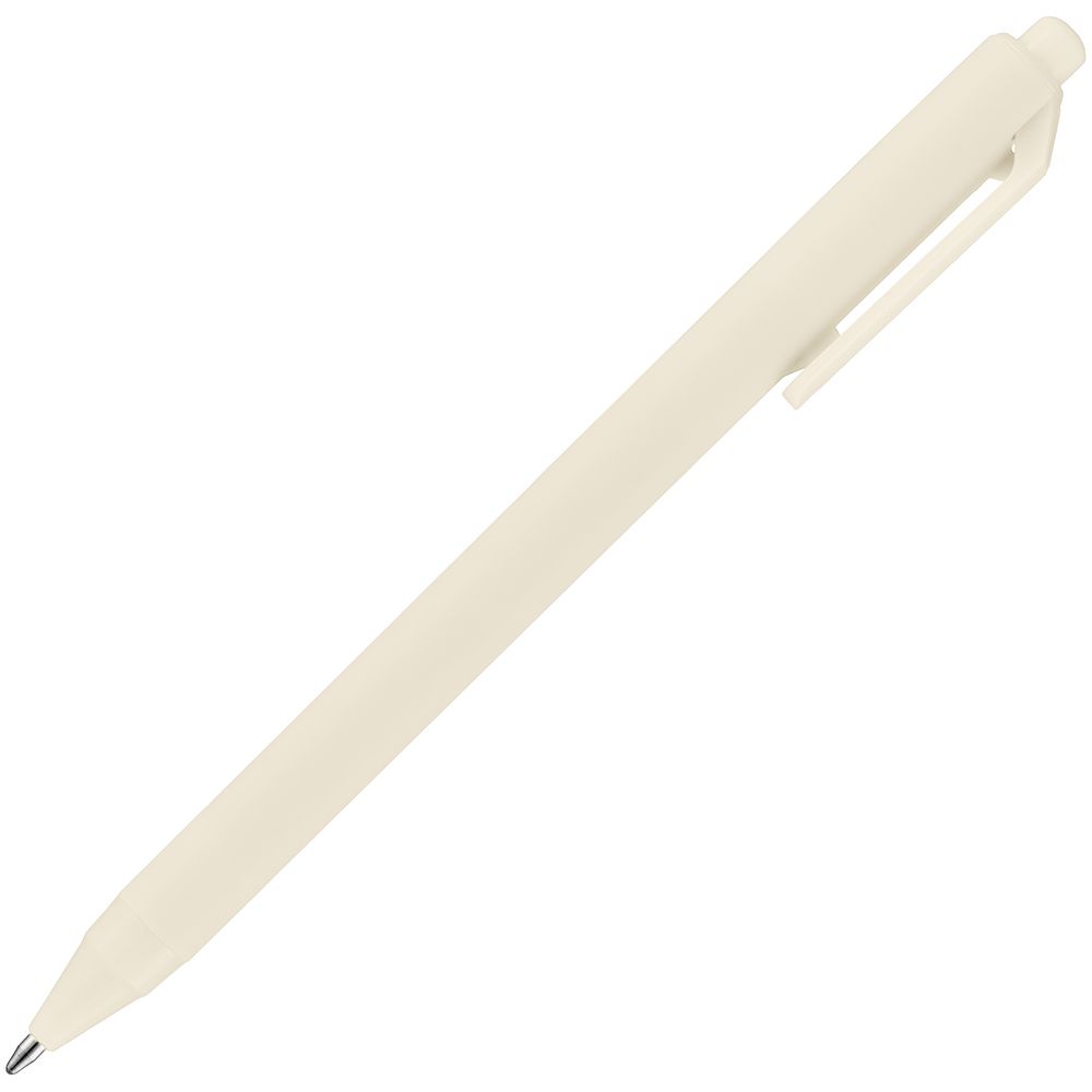 Ручка шариковая Cursive Soft Touch, бежевая / Миниатюра WWW (1000)