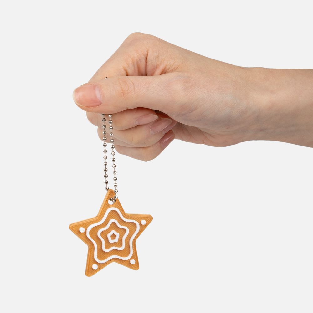 Мини-подвеска «Пряник», звездочка / Миниатюра WWW (1000)