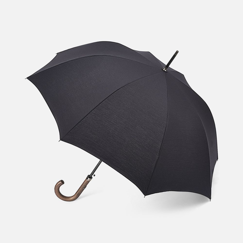 Зонт-трость Mayfair, черный / Миниатюра WWW (1000)