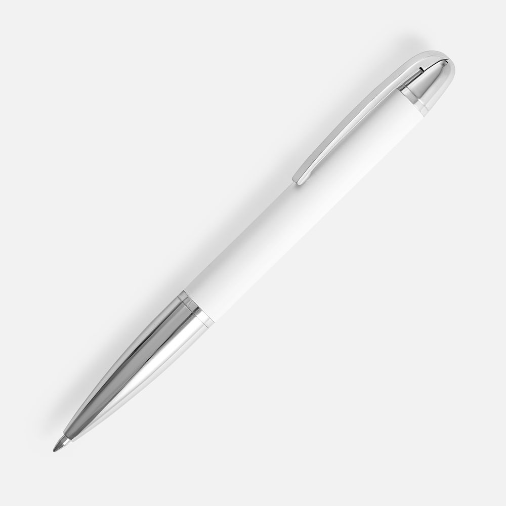 Ручка шариковая Arc Soft Touch, белая / Миниатюра WWW (1000)