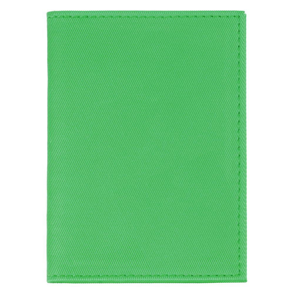 Обложка для паспорта Twill, зеленая / Миниатюра WWW (1000)