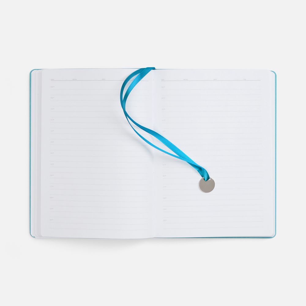 Ежедневник Lafite, недатированный, бирюзовый / Миниатюра WWW (1000)