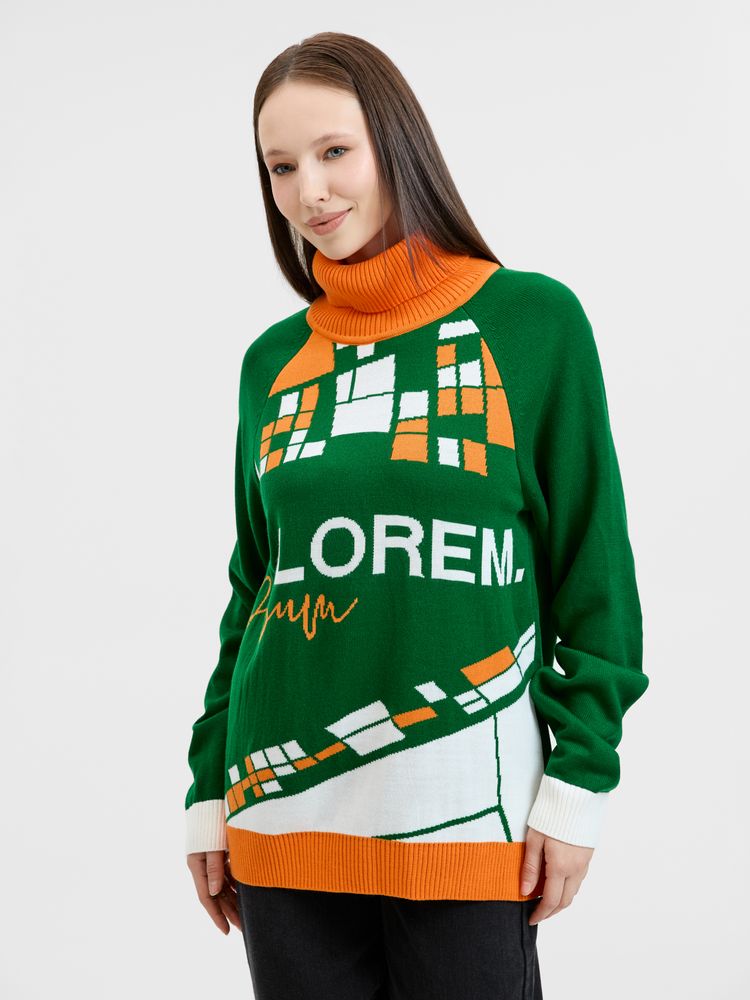 Джемпер на заказ Tricksy Net Reglan, акрил / Миниатюра WWW (1000)