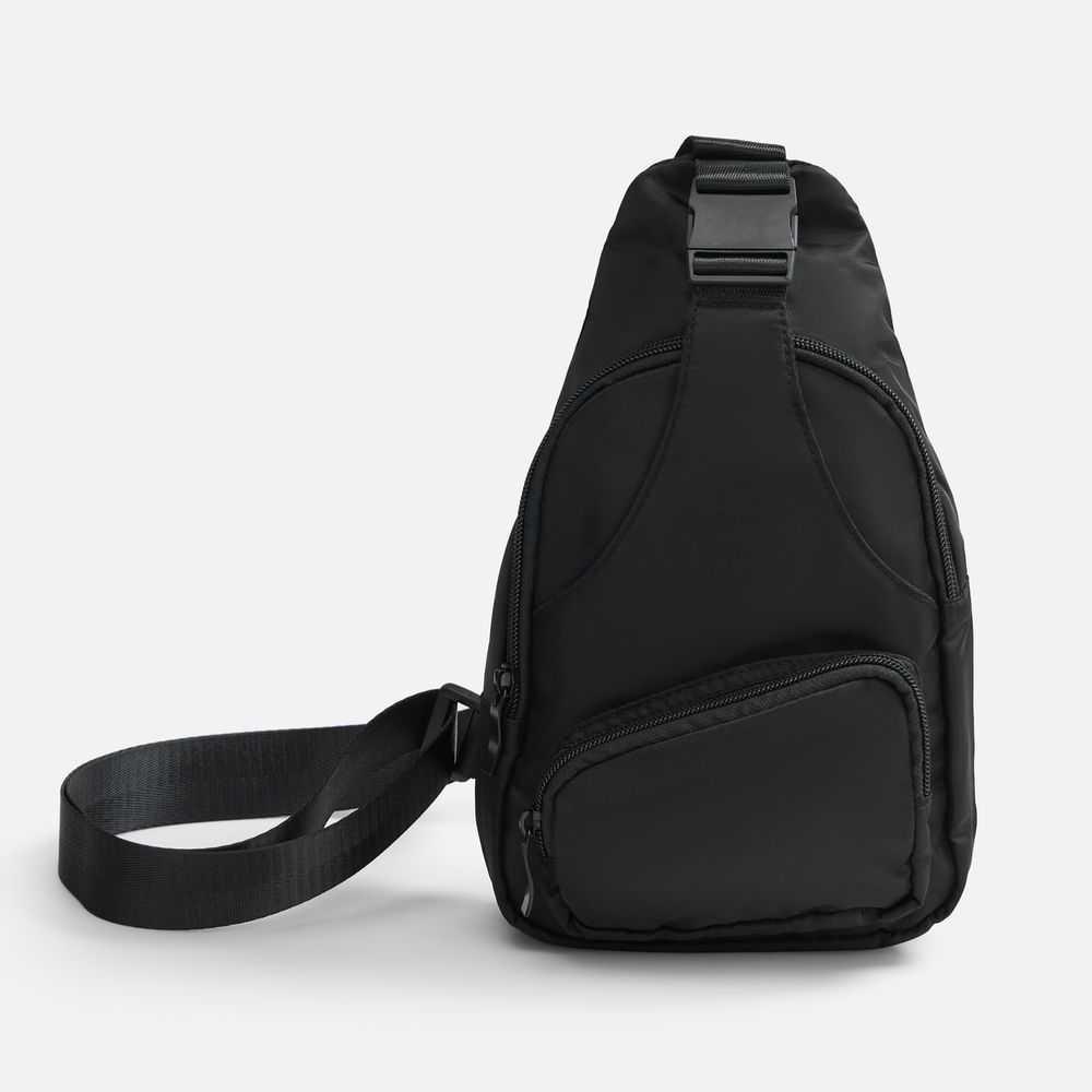 Спортивный кросс-боди рюкзак Bagventure, черный / Миниатюра WWW (1000)