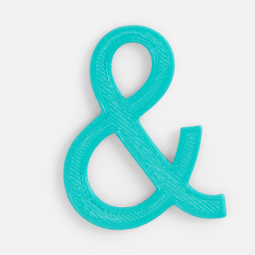 Подвеска Symbol, 3D-печать на заказ, амперсанд / Миниатюра WWW (1000)