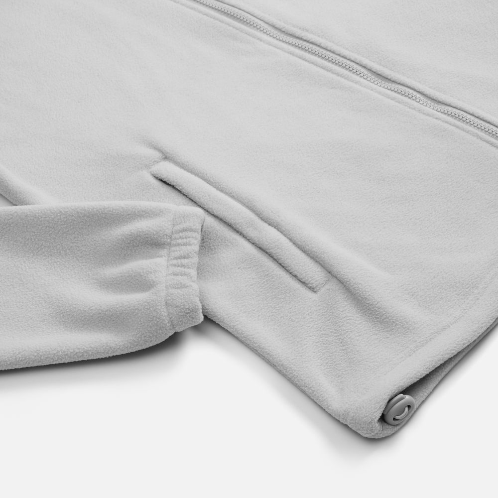 Куртка флисовая унисекс Nebo, светло-серая / Миниатюра WWW (1000)