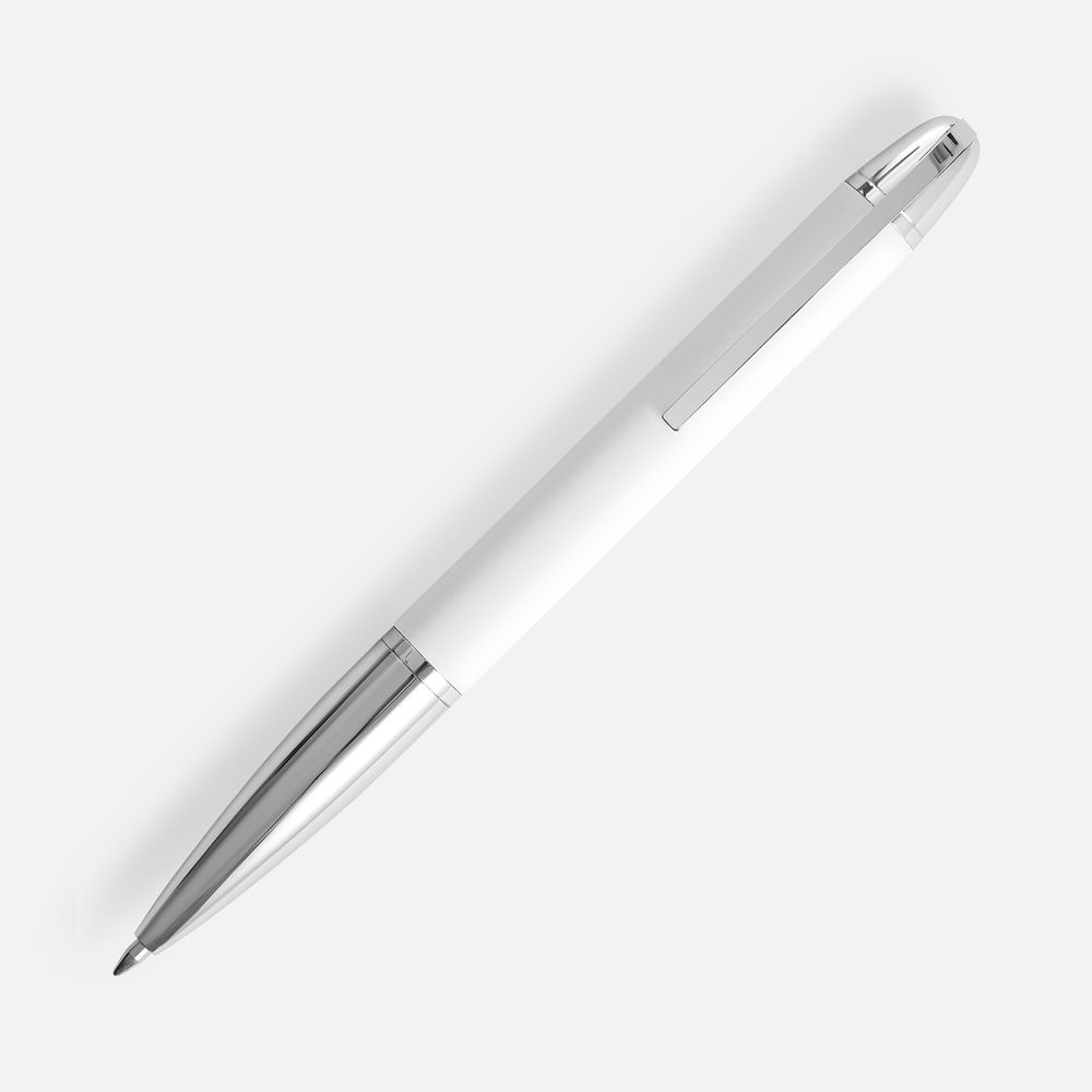Ручка шариковая Arc Soft Touch, белая / Миниатюра WWW (1000)