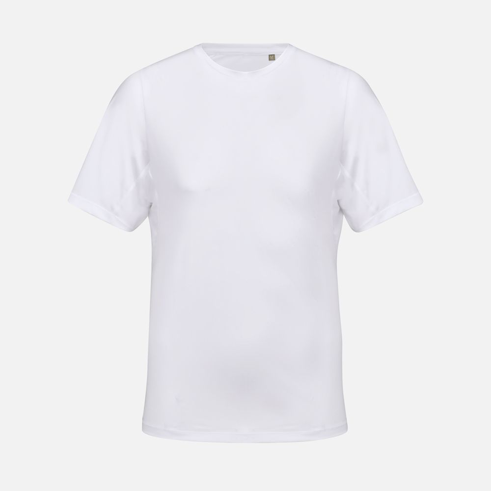 Футболка спортивная унисекс Storm, белая / Миниатюра WWW (1000)