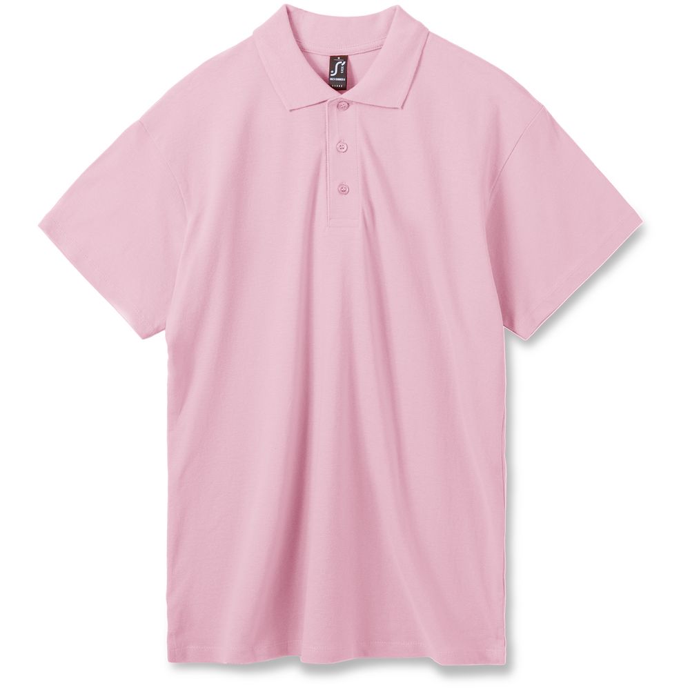 Рубашка поло мужская Summer 170, розовая / Миниатюра WWW (1000)