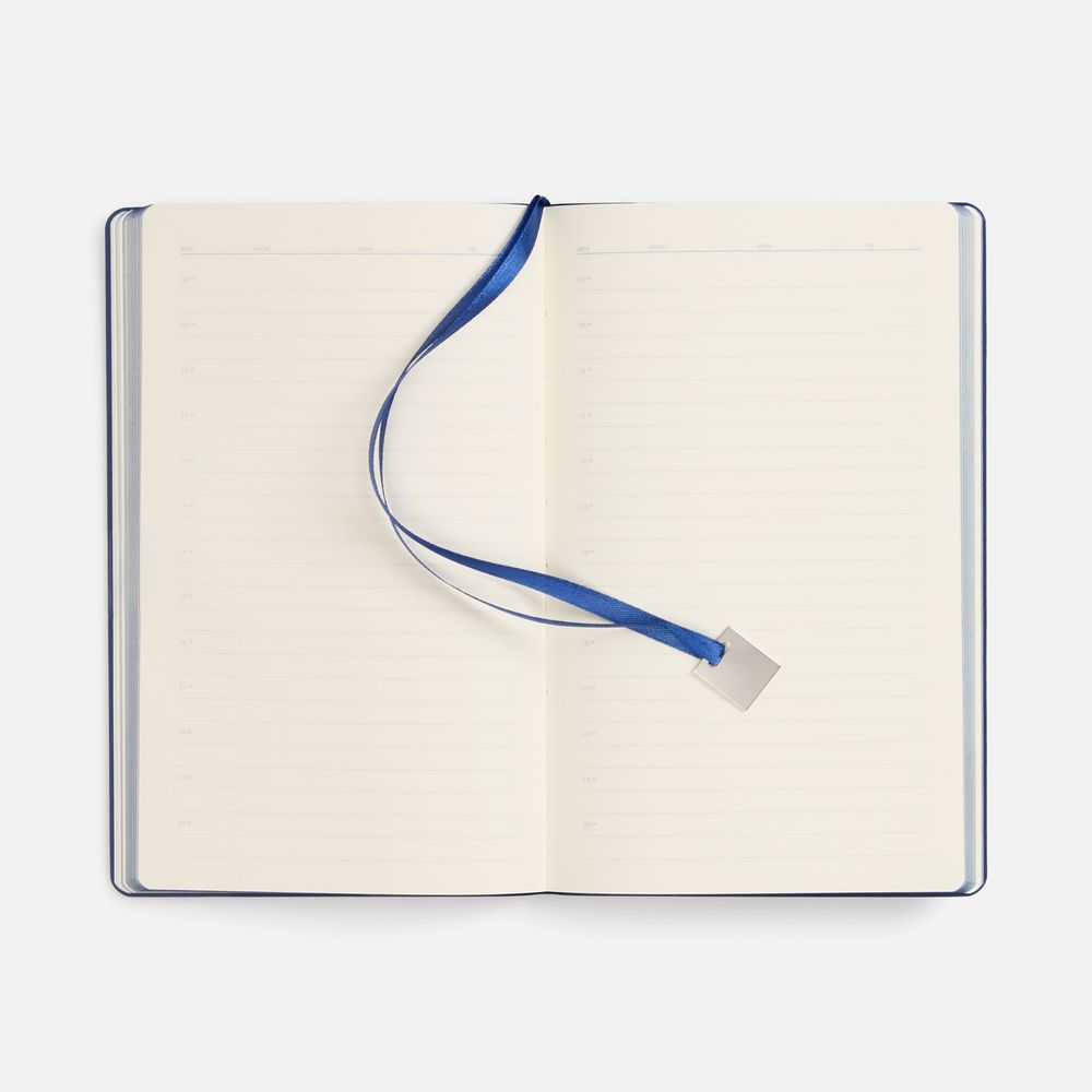 Ежедневник Shall Light, недатированный, синий / Миниатюра WWW (1000)