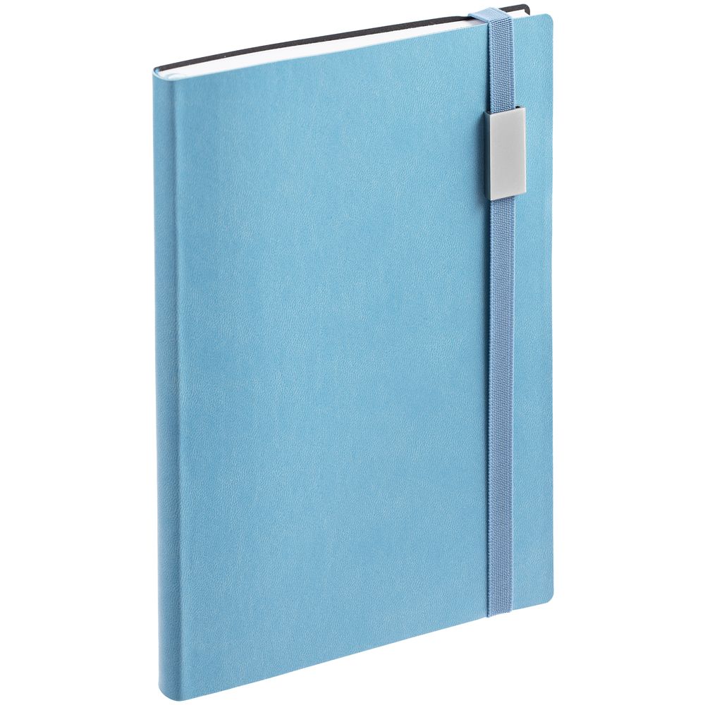 Ежедневник Vivian Metal, недатированный, голубой / Миниатюра WWW (1000)