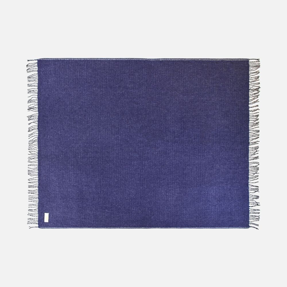 Плед Devika, синий с серым / Миниатюра WWW (1000)