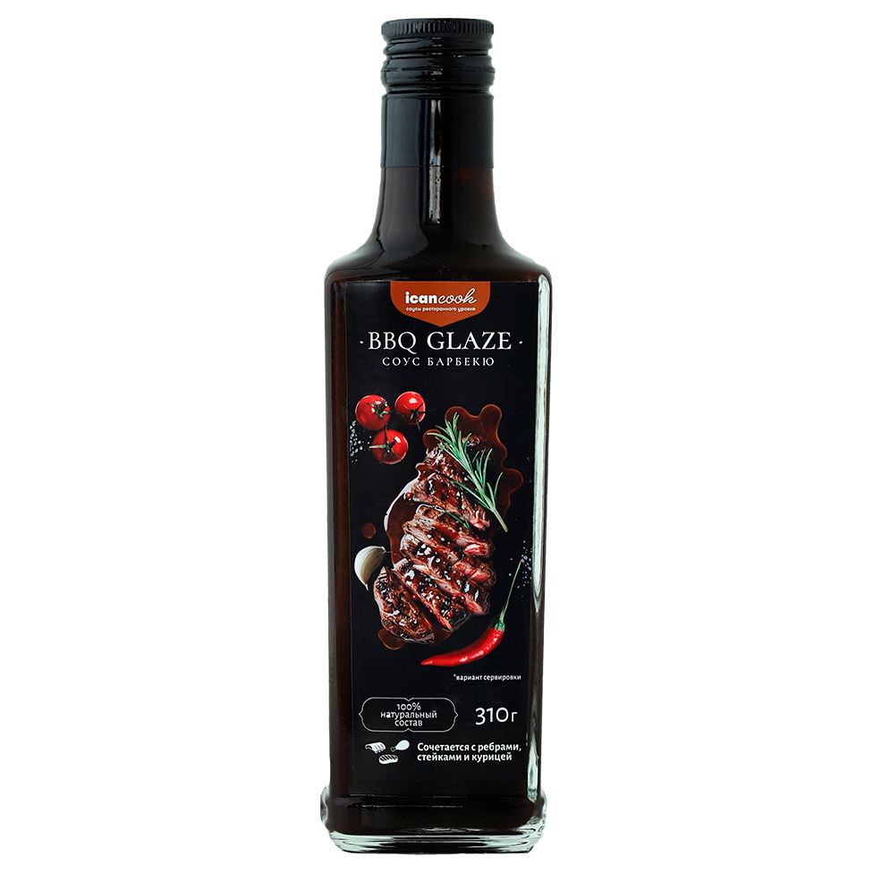 Соус Icancook в бутылке, барбекю глейз / Миниатюра WWW (1000)