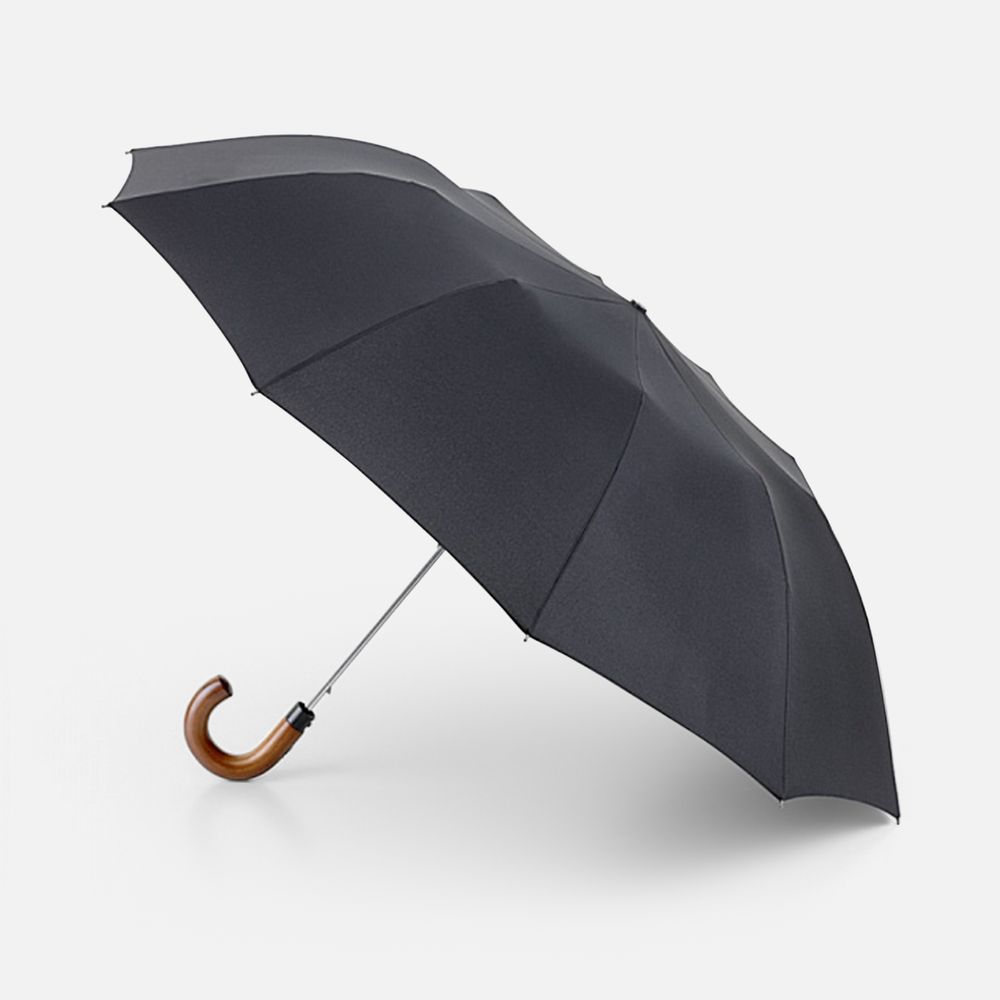 Зонт складной Magnum Auto, черный / Миниатюра WWW (1000)