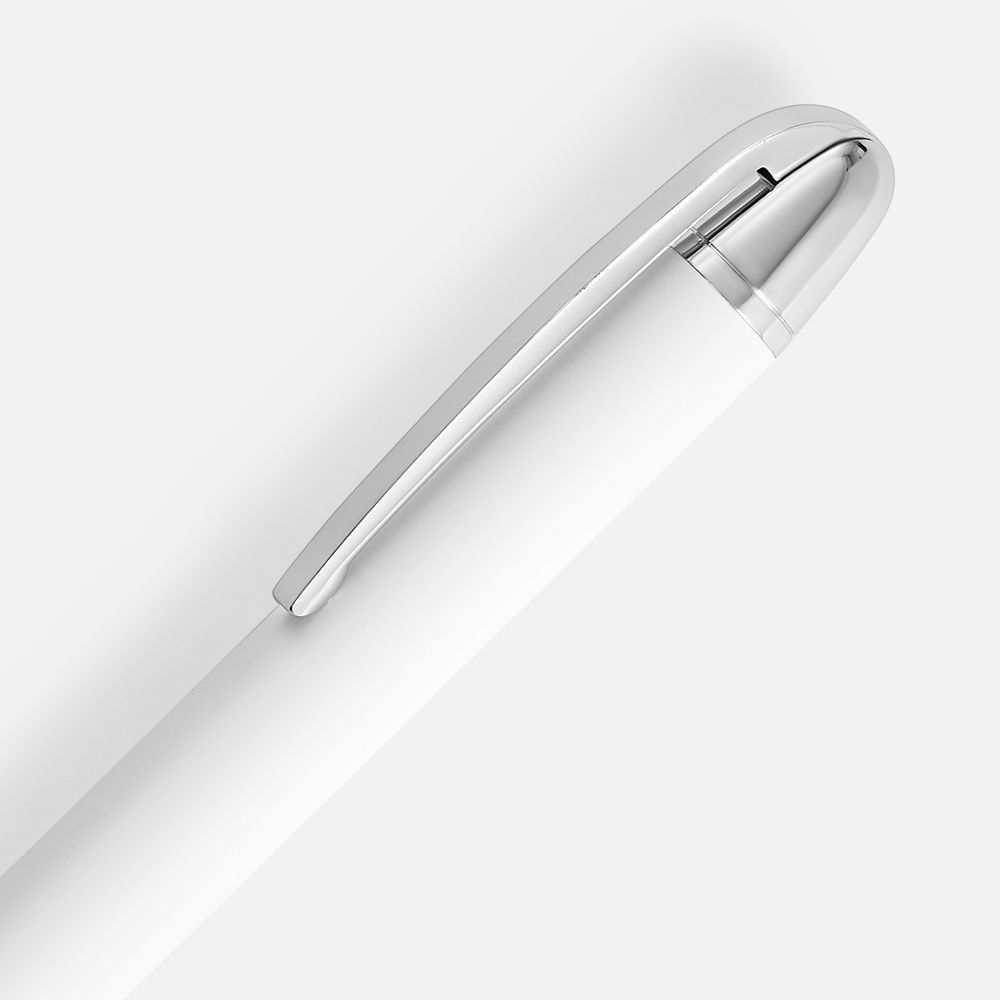 Ручка шариковая Arc Soft Touch, белая / Миниатюра WWW (1000)