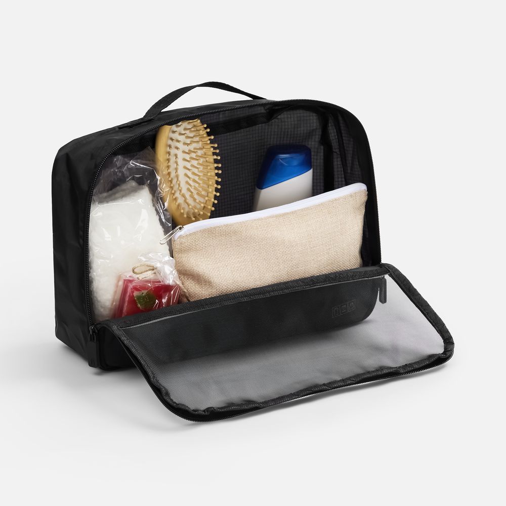 Дорожный набор сумок noJumble 4 в 1, черный / Миниатюра WWW (1000)