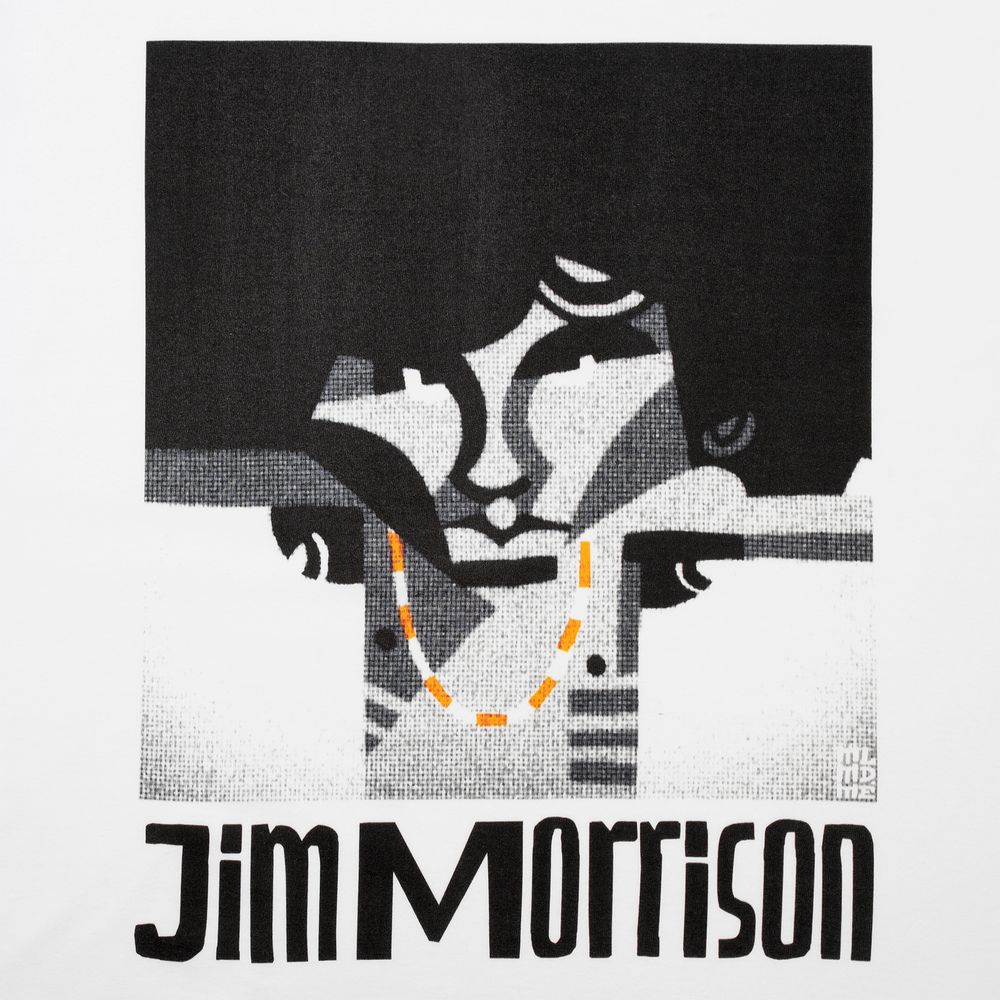 Футболка «Меламед. Jim Morrison», белая / Миниатюра WWW (1000)