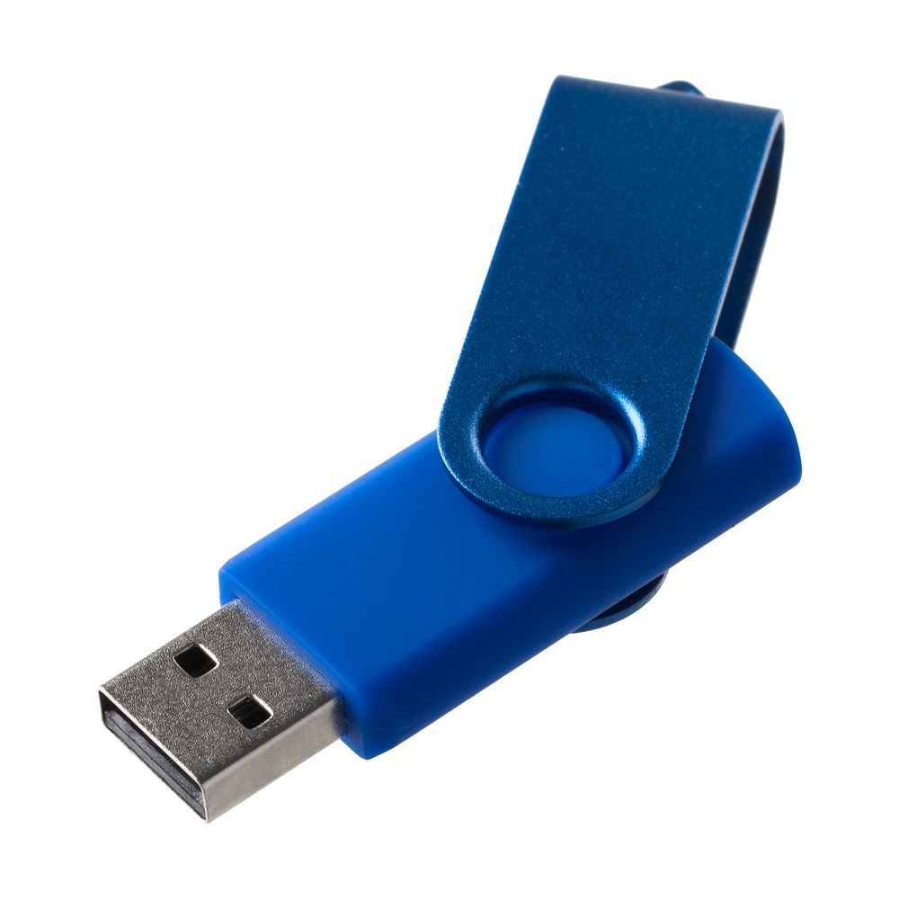 Флешка Twist Color, синяя, 16 Гб / Миниатюра WWW (1000)