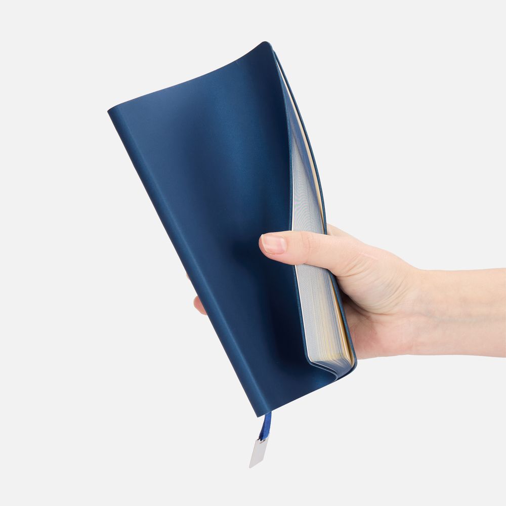 Ежедневник Shall Light, недатированный, синий / Миниатюра WWW (1000)