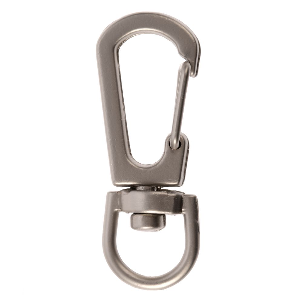 Застежка-карабин Snap Hook, S, серебристая / Миниатюра WWW (1000)