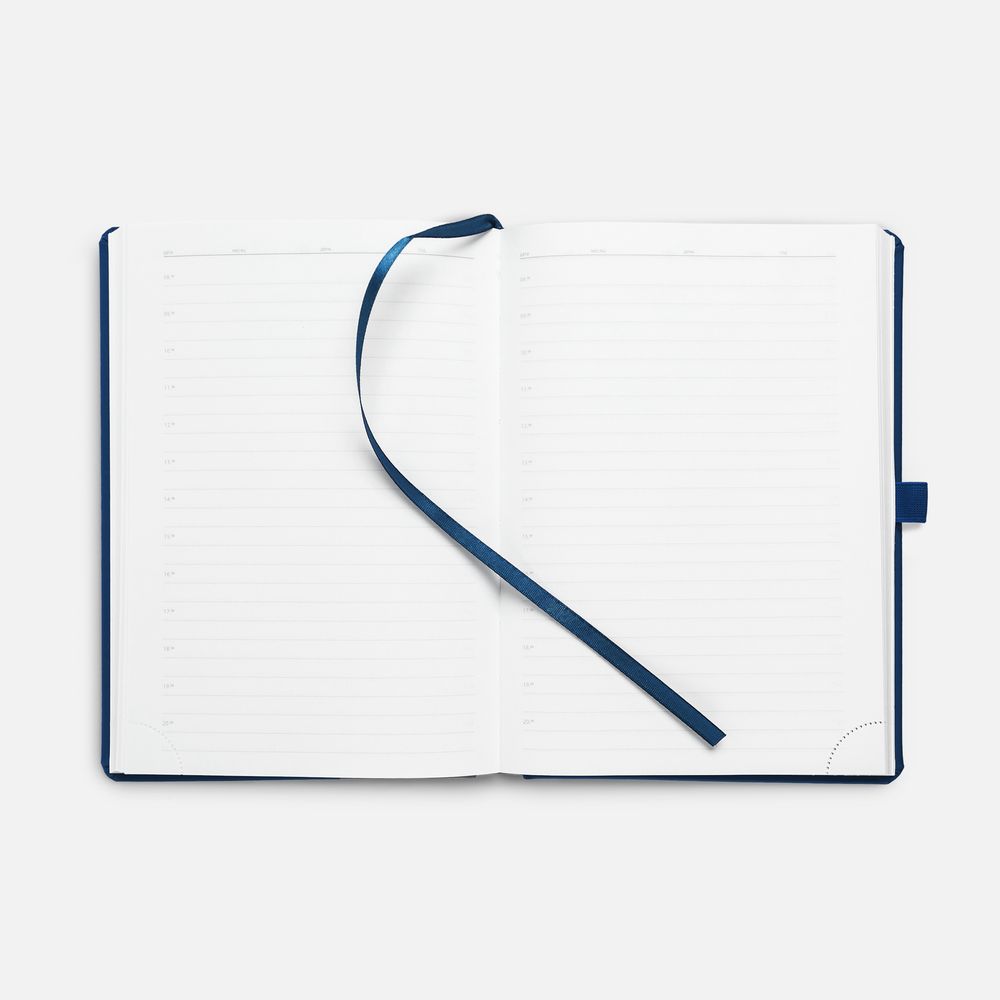 Ежедневник Favor, недатированный, синий / Миниатюра WWW (1000)