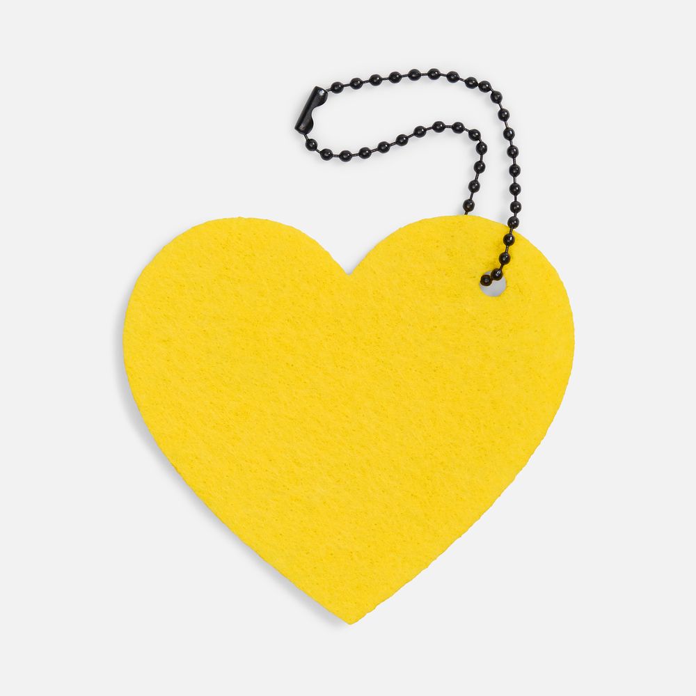 Шеврон из фетра Felt M, желтый / Миниатюра нанесения (1000)