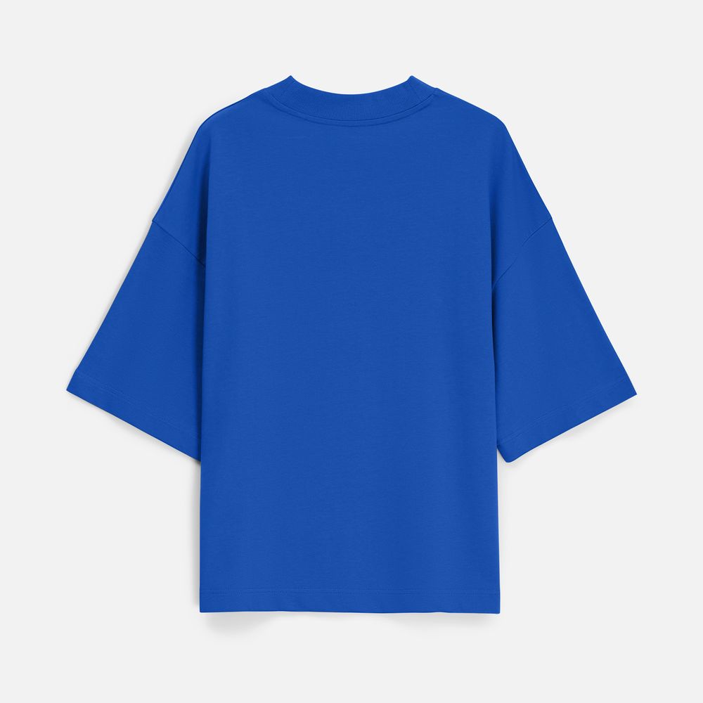 Футболка оверсайз унисекс T9, синяя / Миниатюра WWW (1000)