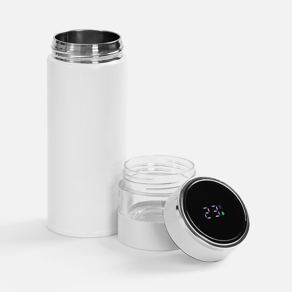 Смарт-бутылка с инфьюзером Thermory ver.2, белая / Миниатюра WWW (1000)