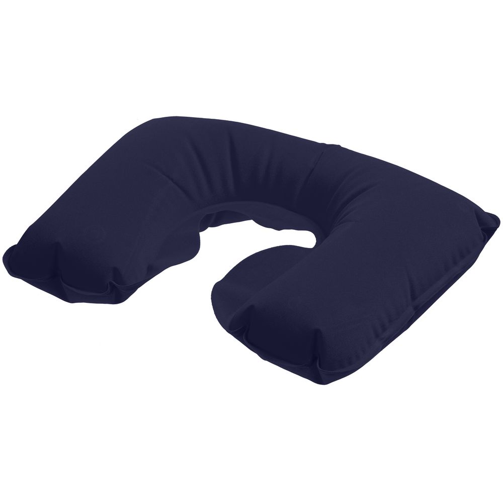 Надувная подушка под шею в чехле Sleep, темно-синяя / Миниатюра WWW (1000)