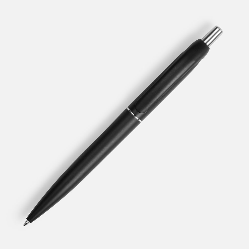 Ручка шариковая Bright Spark, черный металлик / Миниатюра WWW (1000)