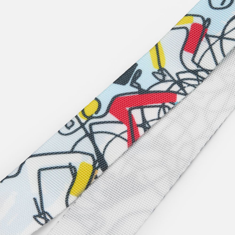 Стропа текстильная Fune 25 M, белая, 90 см / Миниатюра нанесения (1000)