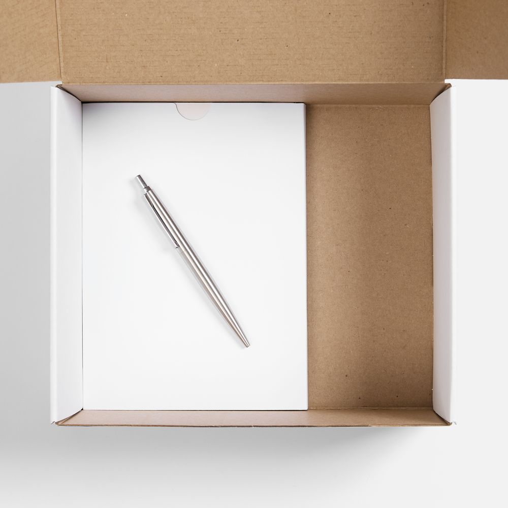 Набор «Планы на счастье», белый с серебристым / Миниатюра WWW (1000)