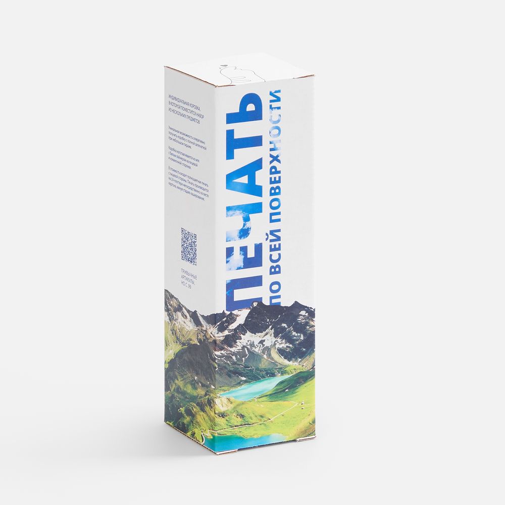 Коробка с полноцветной печатью для термоса Plain 500 / Миниатюра WWW (1000)