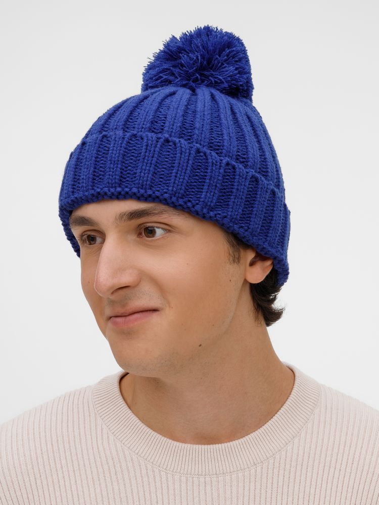 Шапка HappyGo, синяя / Миниатюра WWW (1000)